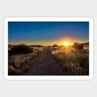 Black Mesa Hike At Sunrise Sticker